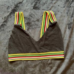 Anne's Apparel Festival Rasta Bra Size Small